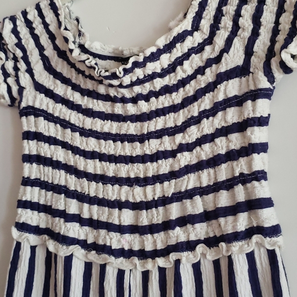 Takara Girls Small Blue White Romper Nautical? - Picture 2 of 7